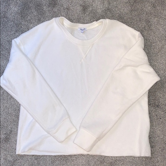 Splendid Tops - Splendid Super Soft White Sweatshirt